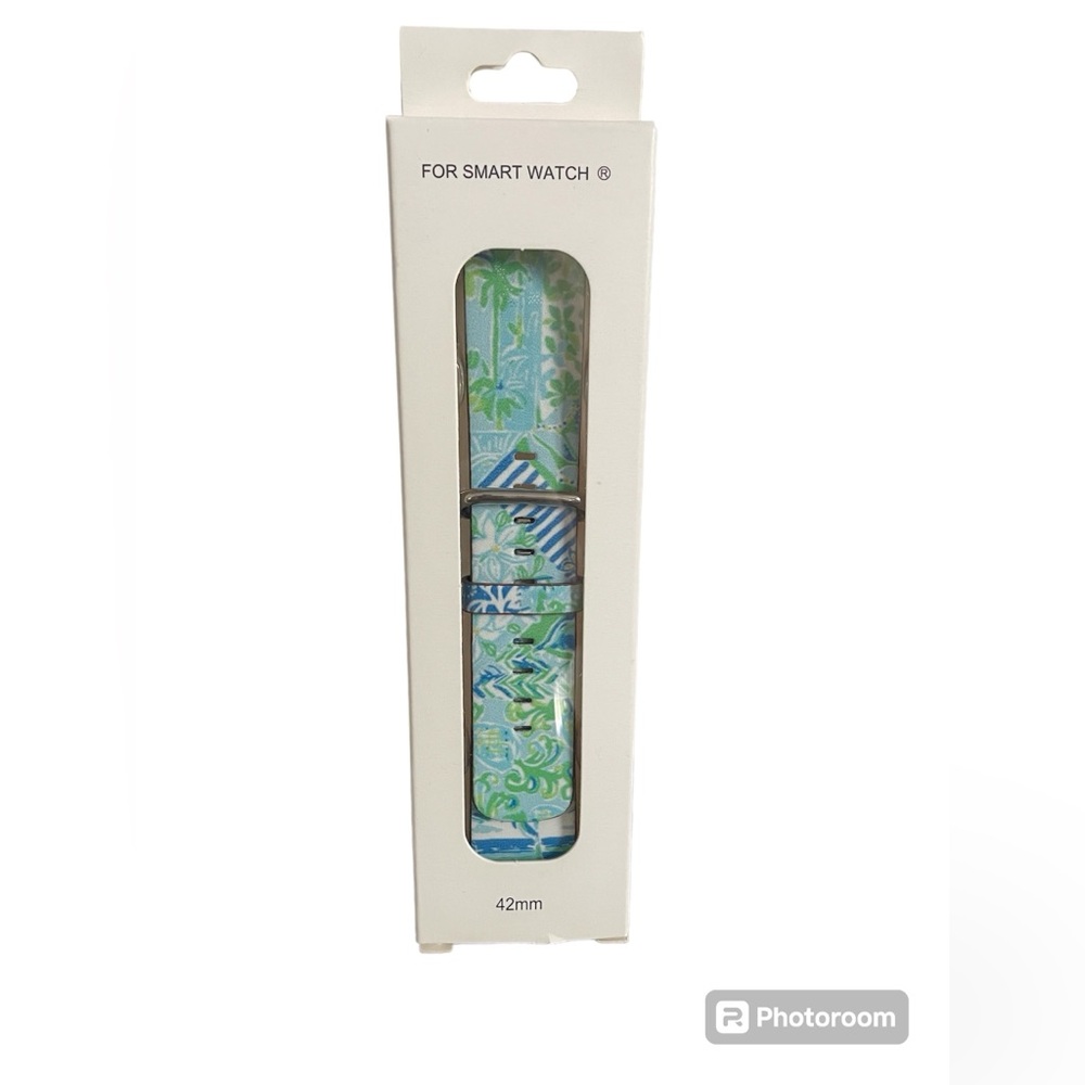 Smartwatch Wristband Strap 42mm Green blue White Tropical NEW Summer
